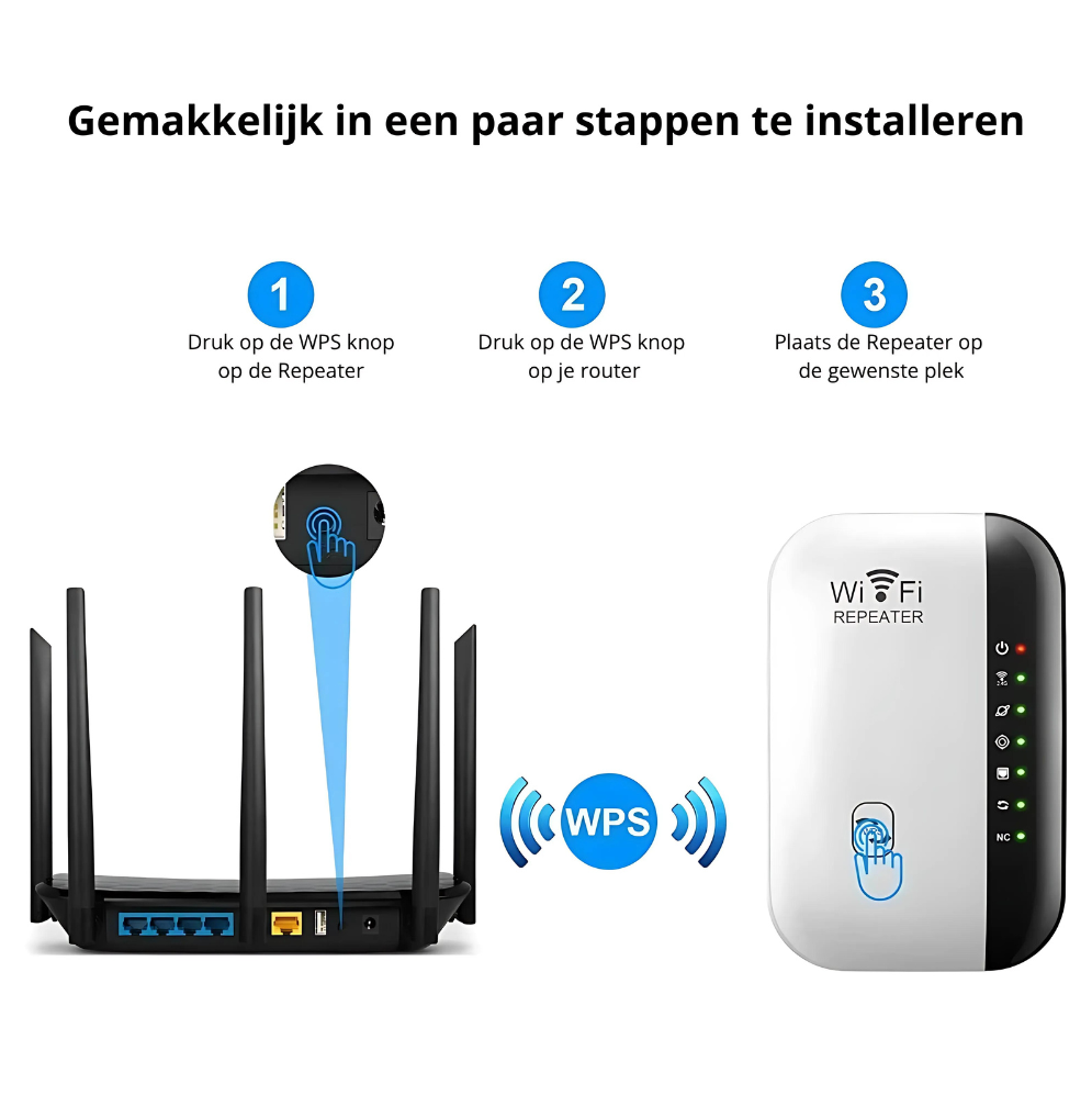 WifiRepeater™ | Altijd de beste verbinding!