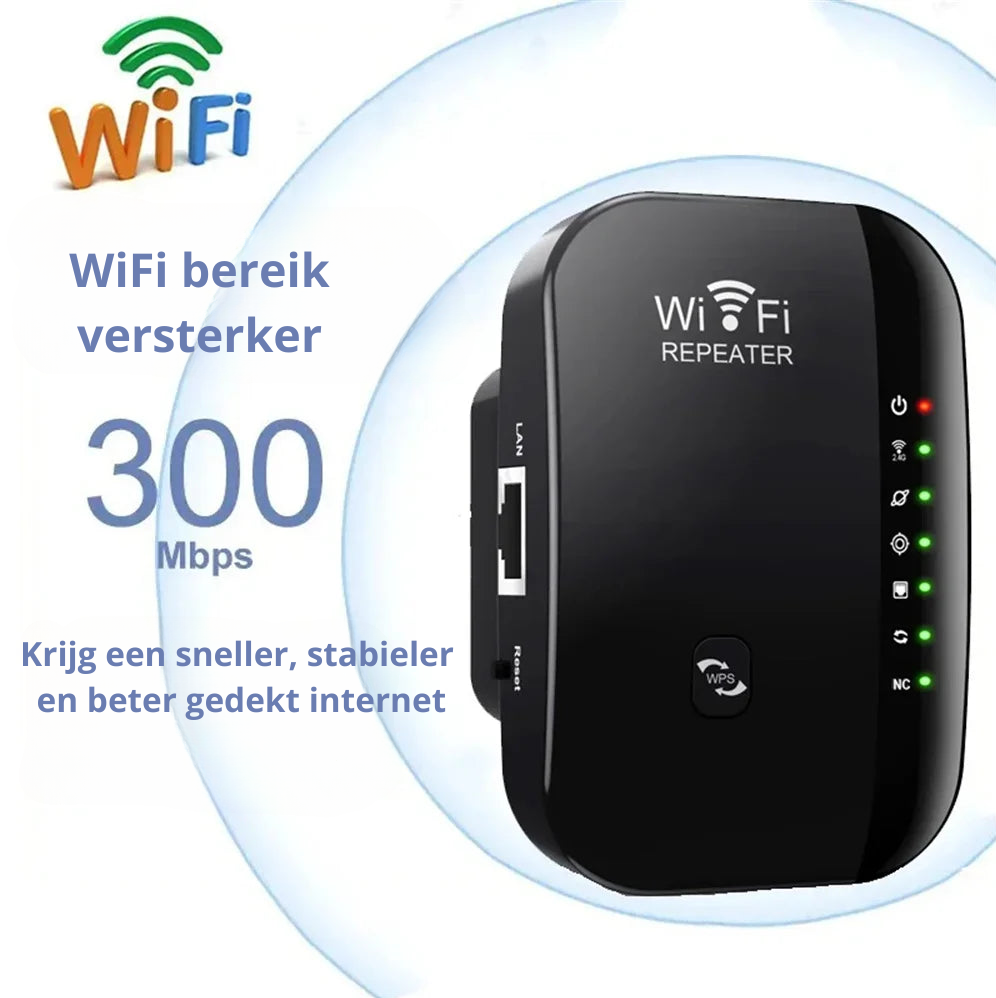 WifiRepeater™ | Altijd de beste verbinding!